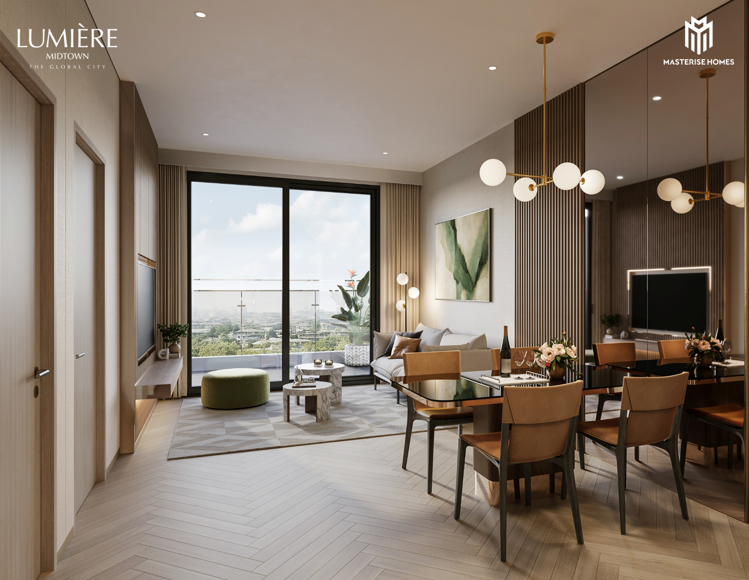 Căn hộ 2BR Lumière Midtown — A-06-02