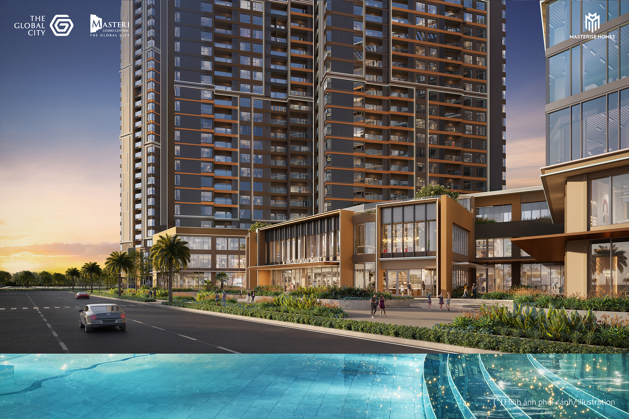 Căn hộ 3BR Lumière Midtown — B-05-03
