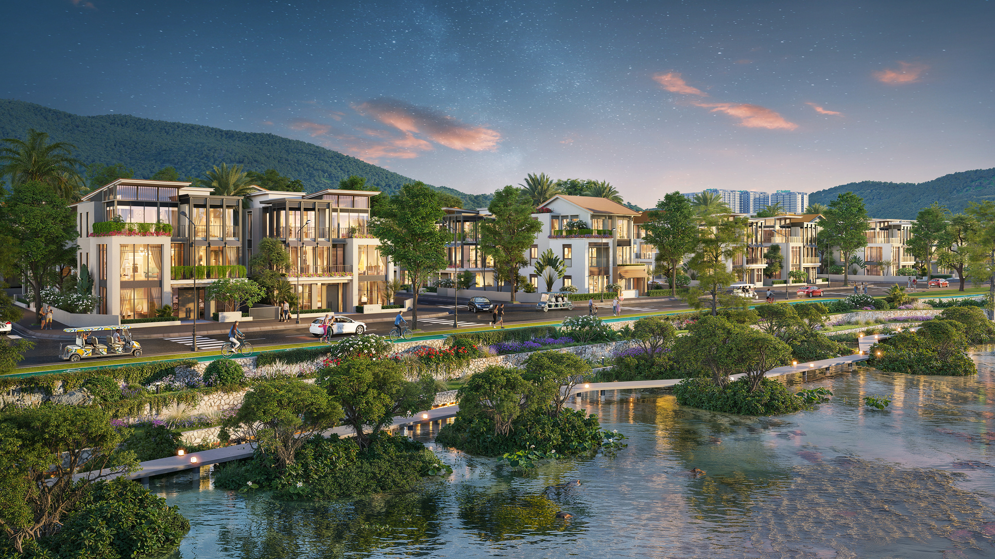 Kiến trúc biệt thự vịnh Charmora City