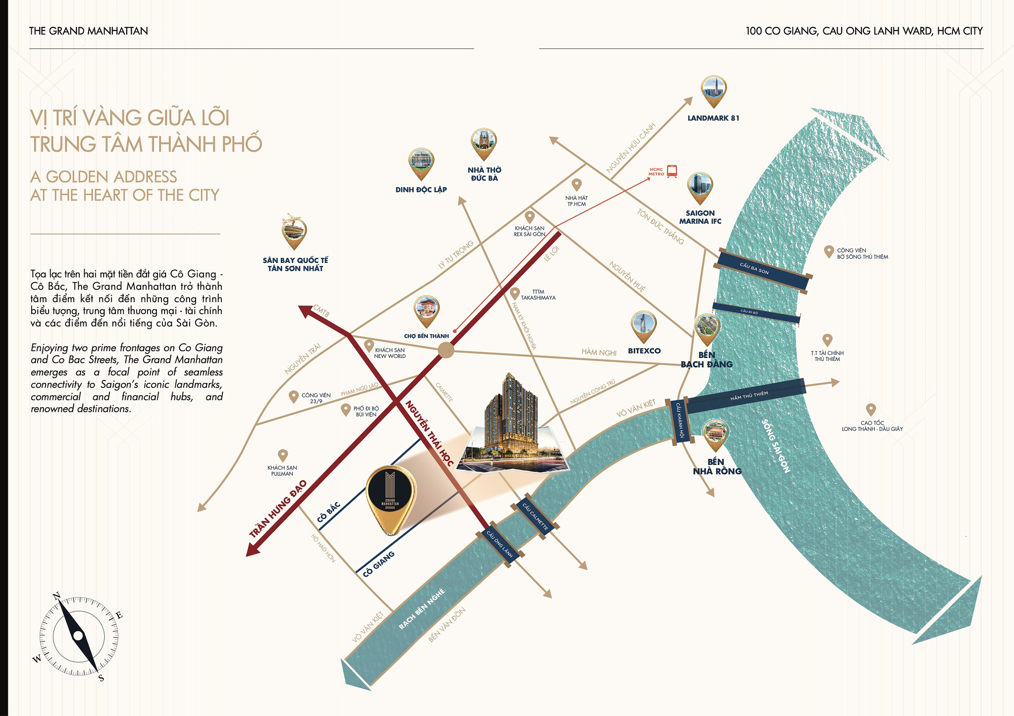 Dự án The Grand Manhattan — Novaland, Cô Bắc, Quận 1, TP.HCM
