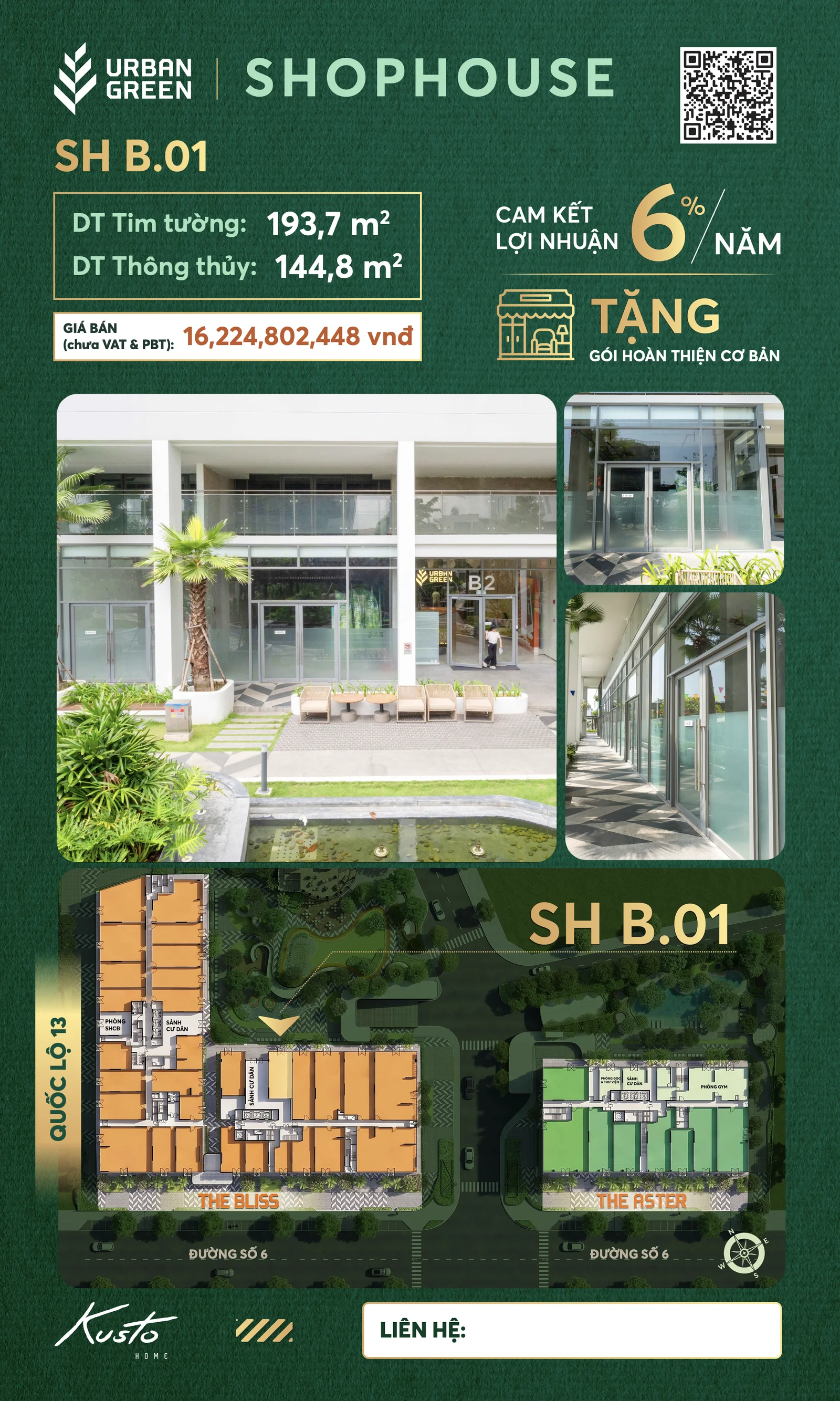 Shophouse The Bliss — B.01